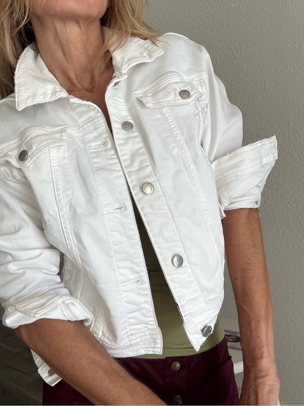 Joe's Jeans White Denim Jean Jacket S
